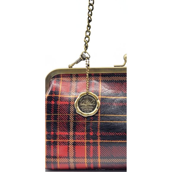 NWD Patricia Nash Red Tartan Potenaz Clutch - Picture 2 of 8